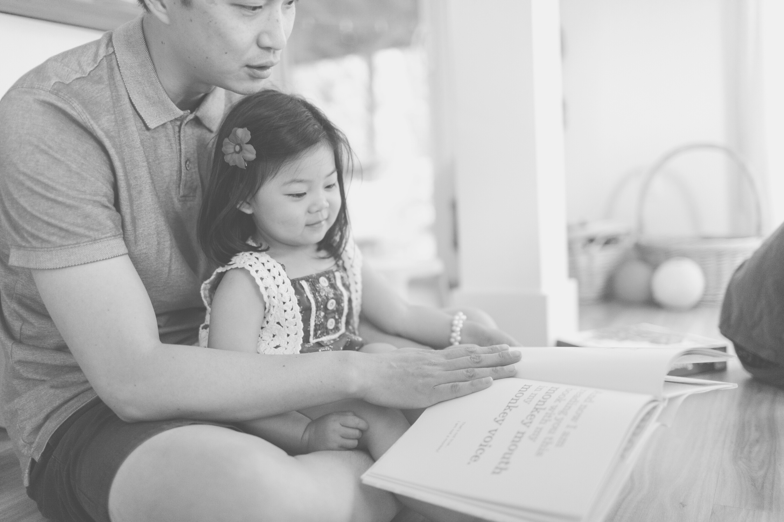 Father Reading to His Daughter